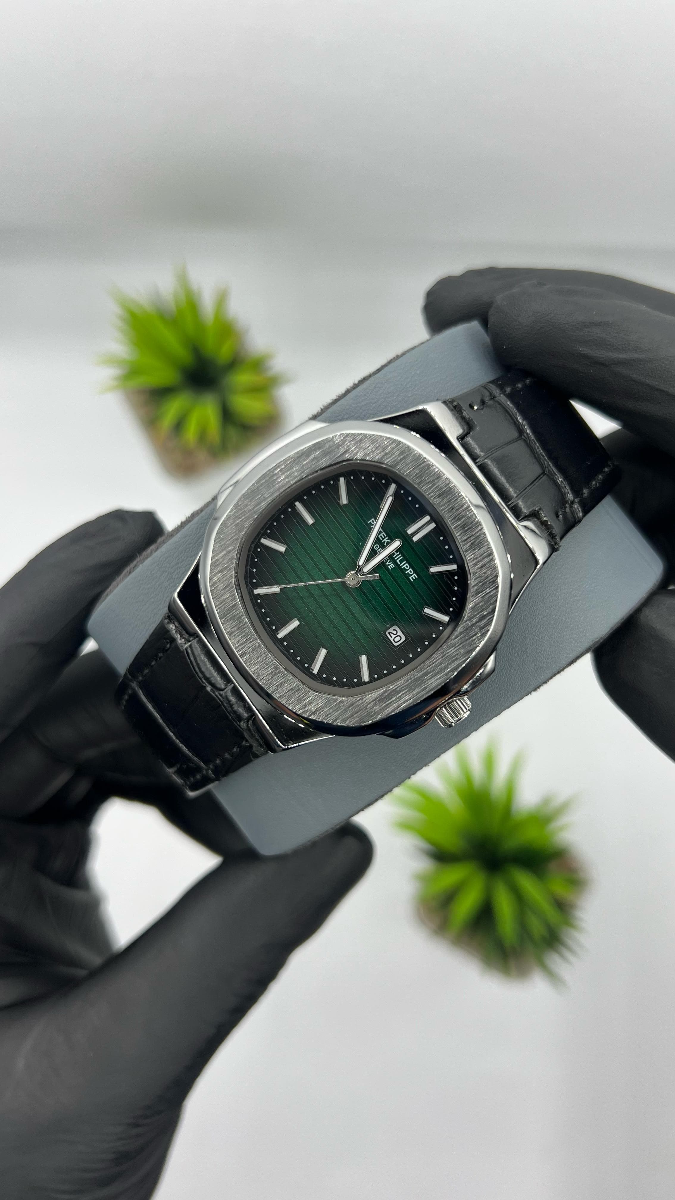 Patek Phillipe leather Black Green